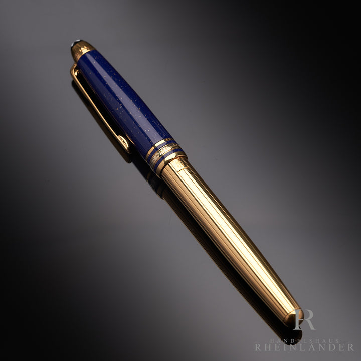 Montblanc Solitaire Ramses Lapislazuli Gold Classique Füllfederhalter ID 20144