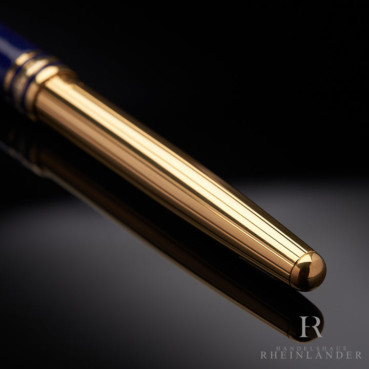 Montblanc Solitaire Ramses Lapislazuli Gold Classique Füllfederhalter ID 20144