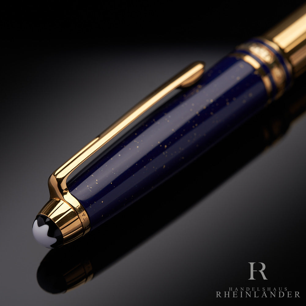 Montblanc Solitaire Ramses Lapislazuli Gold Classique Füllfederhalter ID 20144