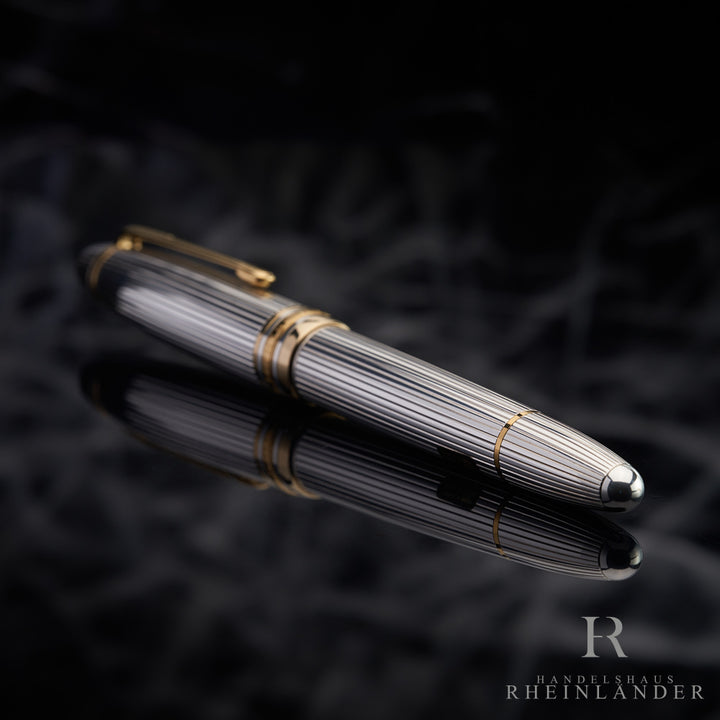 Montblanc Meisterstück Solitaire 925 Silver LeGrand Fountain Pen ID 1468