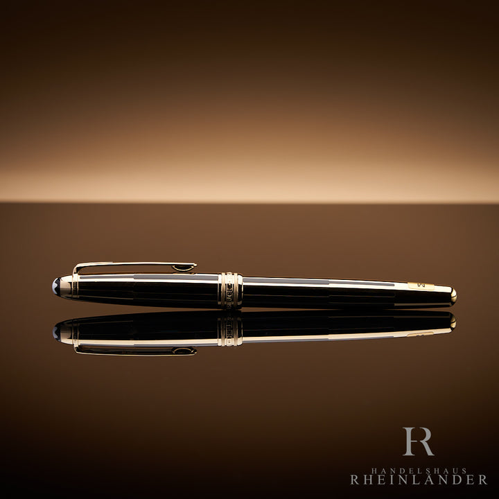 Montblanc Meisterstück Solitaire Gold and Black Classique Füller ID 35979 OVP