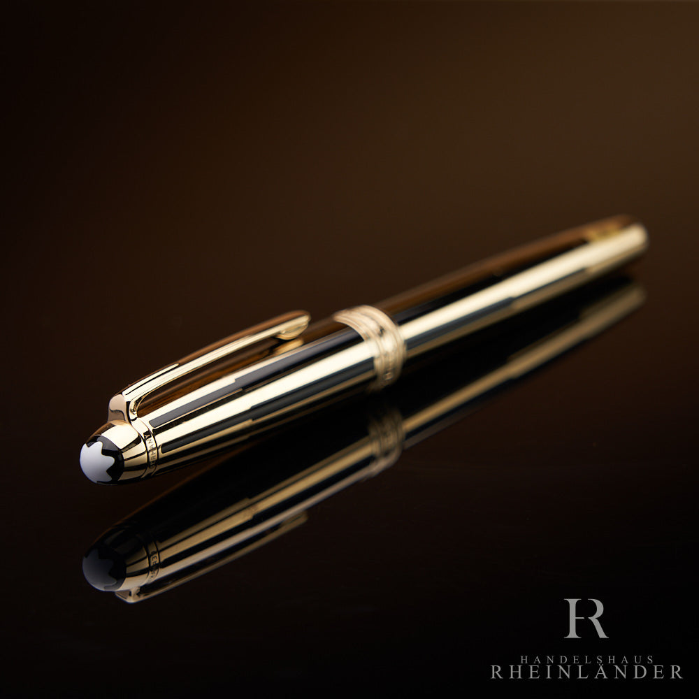 Montblanc Meisterstück Solitaire Gold and Black Classique Füller ID 35979 OVP