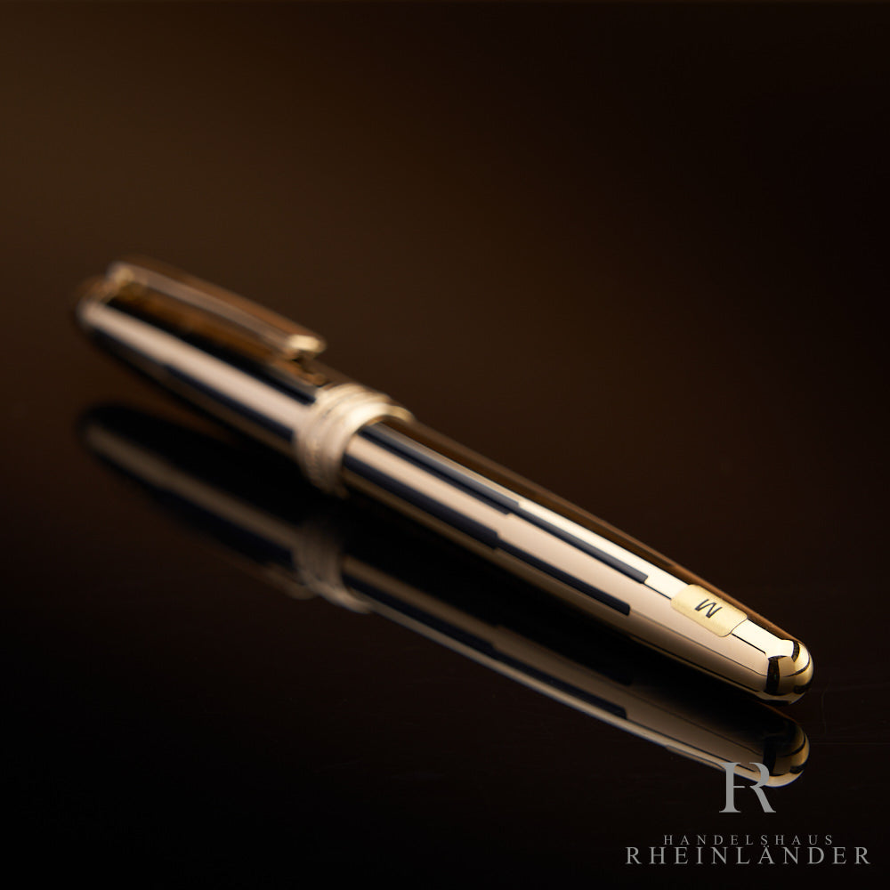 Montblanc Meisterstück Solitaire Gold and Black Classique Füller ID 35979 OVP