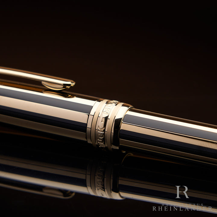 Montblanc Meisterstück Solitaire Gold and Black Classique Füller ID 35979 OVP