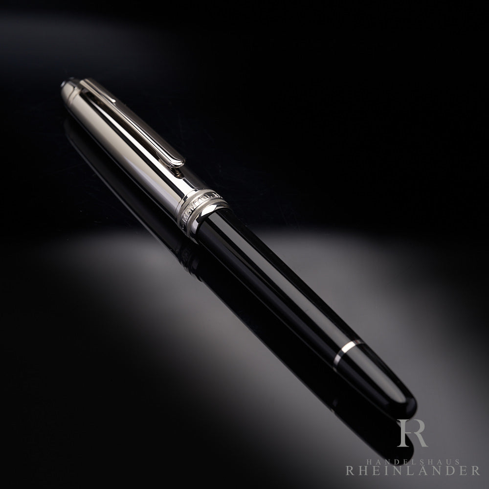 Montblanc Solitaire Stainless Steel Doué Classique Füllfederhalter ID 05013 OVP