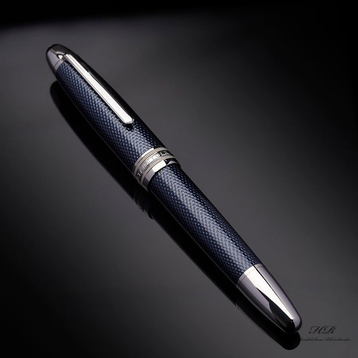 Montblanc Meisterstück Blue Hour Solitaire Le Grand Fountain Pen ID 112889