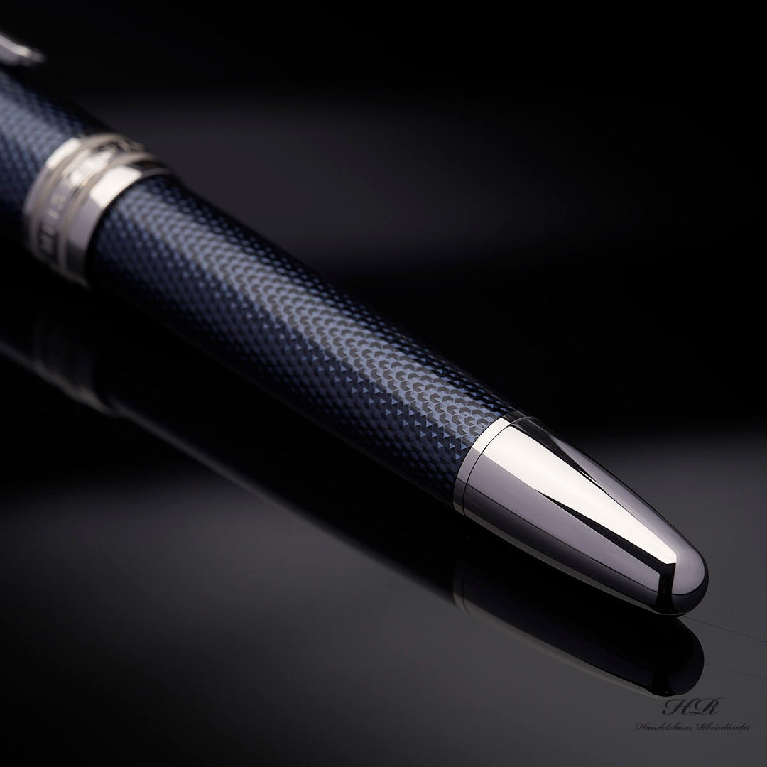 Montblanc Meisterstück Blue Hour Solitaire Le Grand Fountain Pen ID 112889