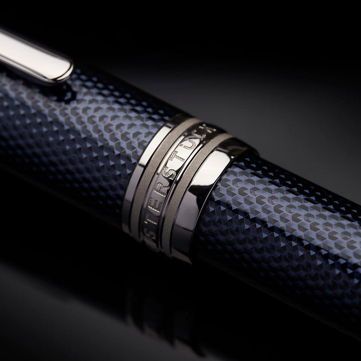 Montblanc Meisterstück Blue Hour Solitaire Le Grand Fountain Pen ID 112889