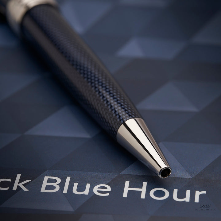 Montblanc Meisterstück Blue Hour Solitaire Midsize Ballpoint Pen ID 112891 OVP