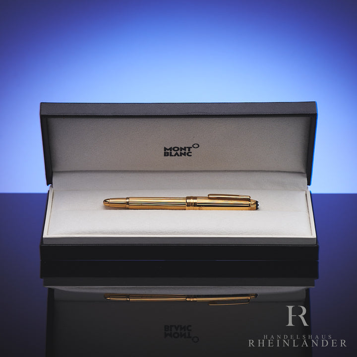 Montblanc Mozart Solitaire Vermeil 925 Sterling Silver Fountain Pen ID 1145