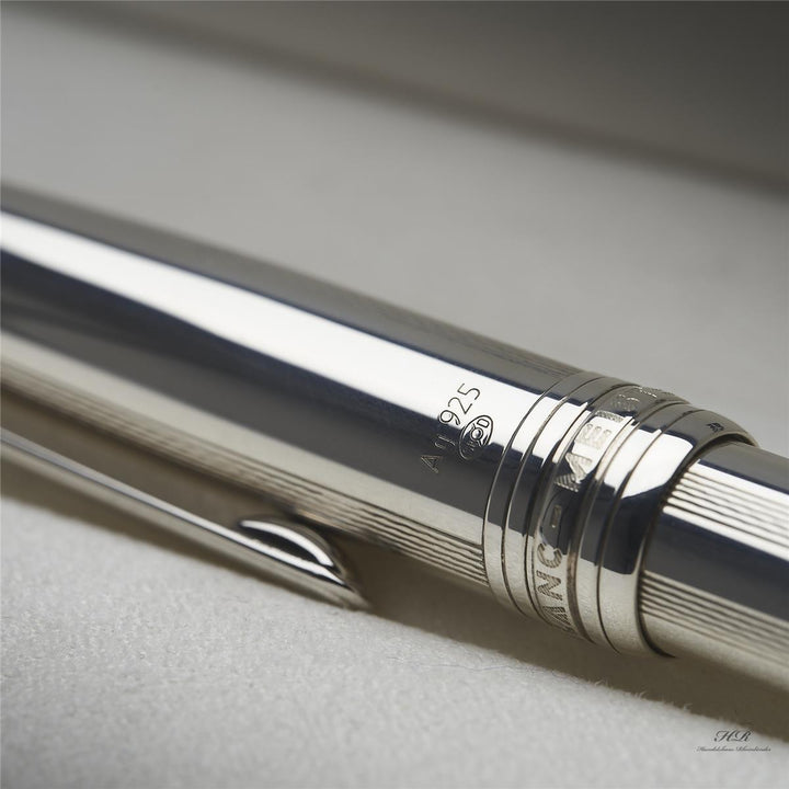 Montblanc Solitaire 925er Sterling Pure Silver Classique Füllfederhalter OVP