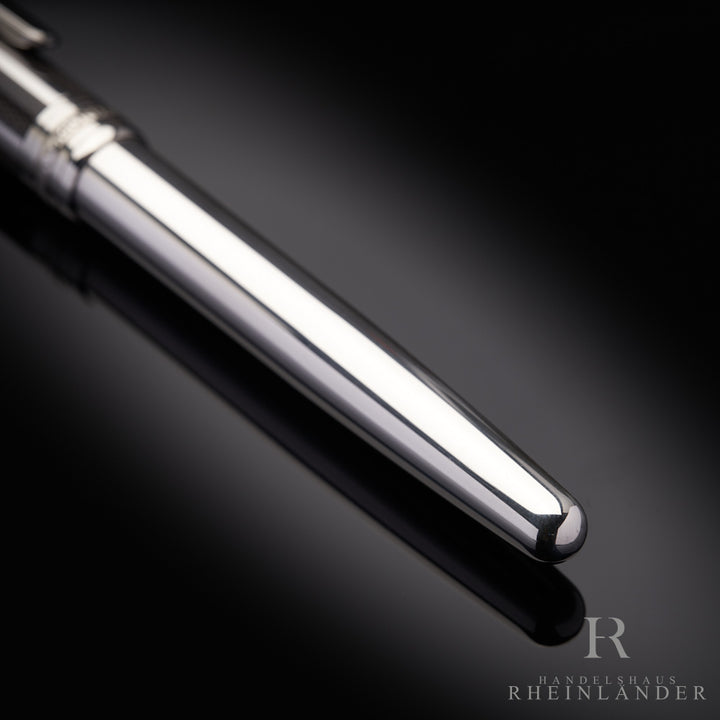 Montblanc Meisterstück Solitaire Silver Fibre Guilloche Classique Füller 35996