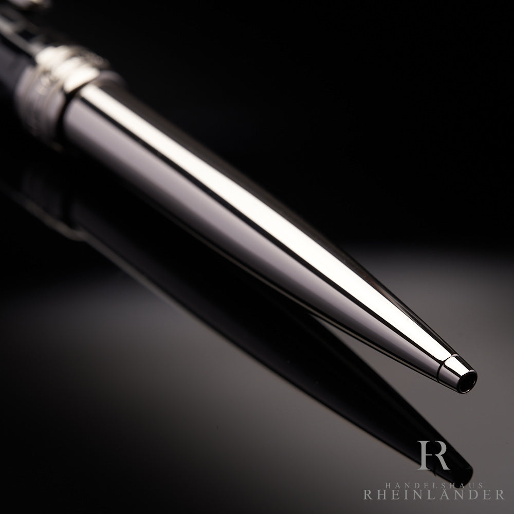 Montblanc Meisterstück Solitaire Ceramics Black Prisma Kugelschreiber ID 103109