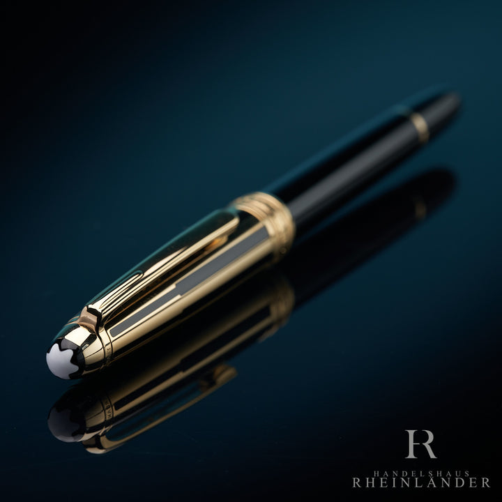 Montblanc Meisterstück Solitaire Gold and Black Doué Classique Füller ID 35986