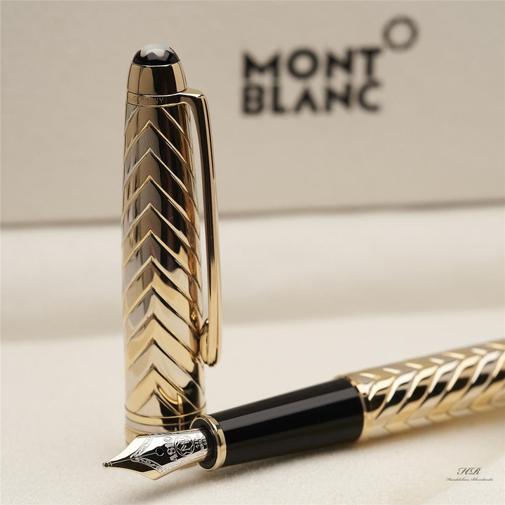 Montblanc Solitaire 750 18 ct SOLID GOLD Classique fountain pen ID 1449 ID 17401 orig