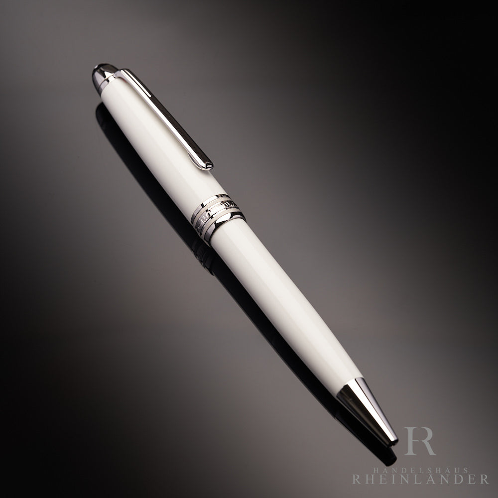 Montblanc Meisterstück White Solitaire Classique Kugelschreiber Resin ID 111939