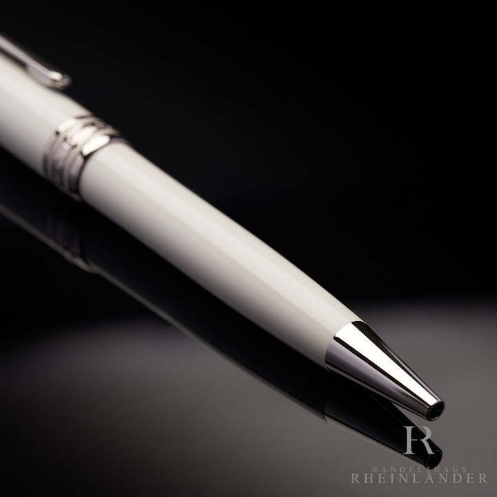 Montblanc Meisterstück White Solitaire Classique Kugelschreiber Resin ID 111939