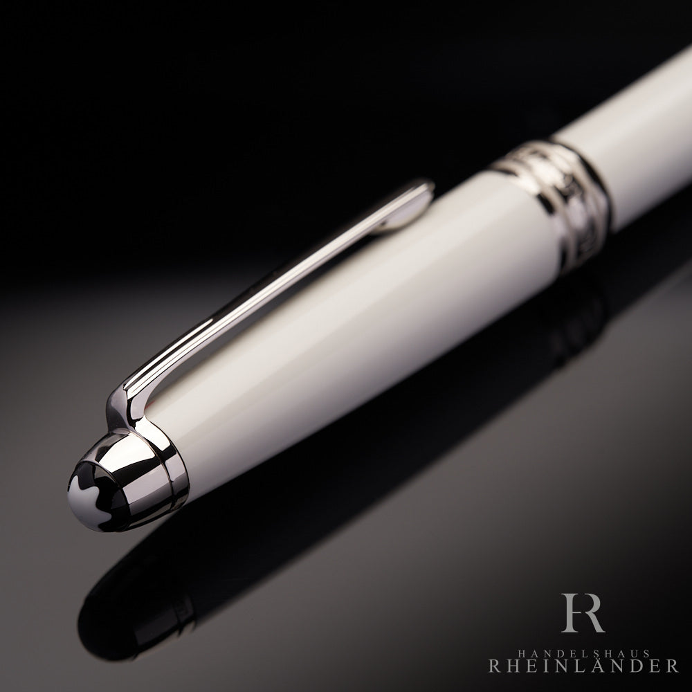 Montblanc Meisterstück White Solitaire Classique Kugelschreiber Resin ID 111939