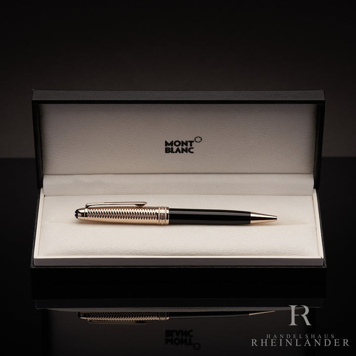 Montblanc Meisterstück Solitaire Doue Geometry Champagner Kugelschreiber 118095