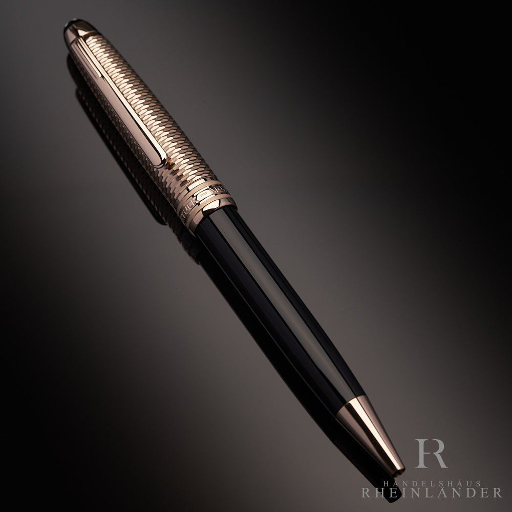 Montblanc Meisterstück Solitaire Doue Geometry Champagner Kugelschreiber 118095