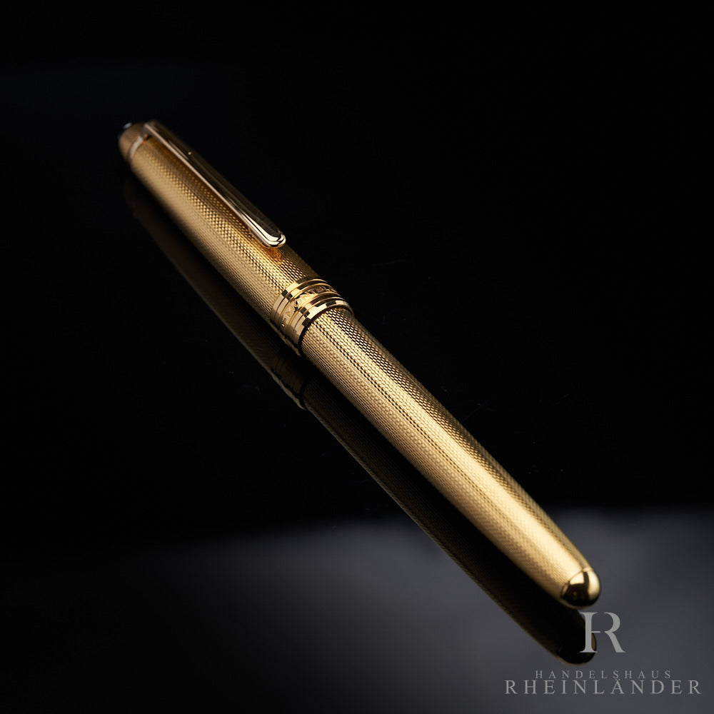 Montblanc Meisterstück Solitaire Classique Gold Plated Feinkorn Rollerball 1634