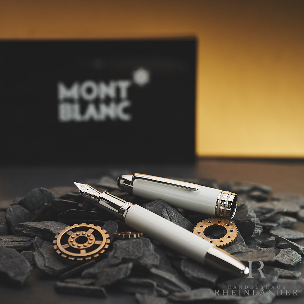 Montblanc Meisterstück White Solitaire LeGrand 146 Füllfederhalter ID 111933 OVP