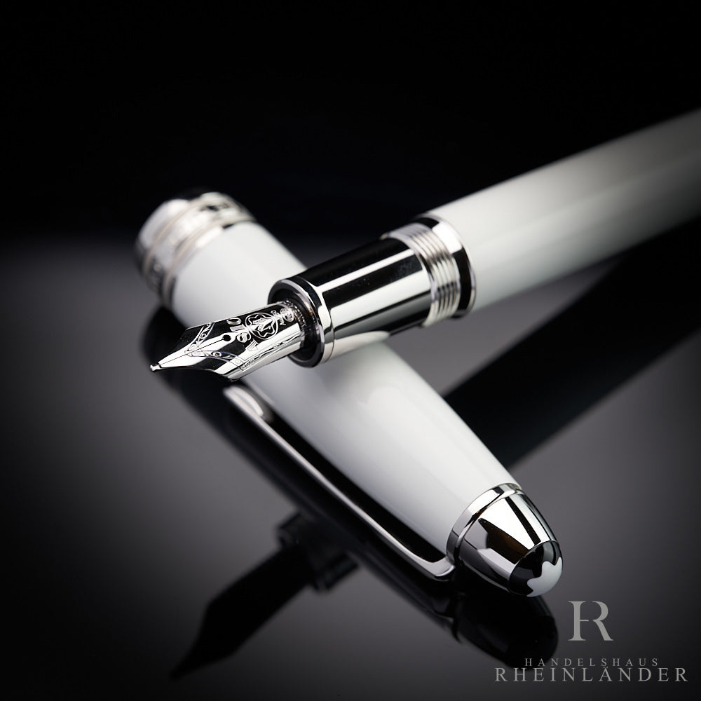 Montblanc Meisterstück White Solitaire LeGrand 146 Füllfederhalter ID 111933 OVP