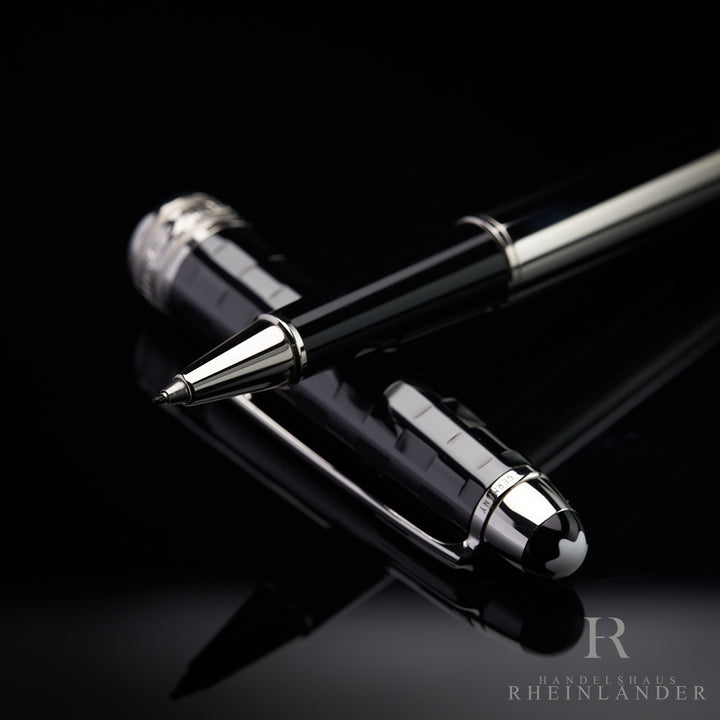 Montblanc Meisterstück Solitaire Ceramics Black Prisma Rollerball ID 103107 OVP