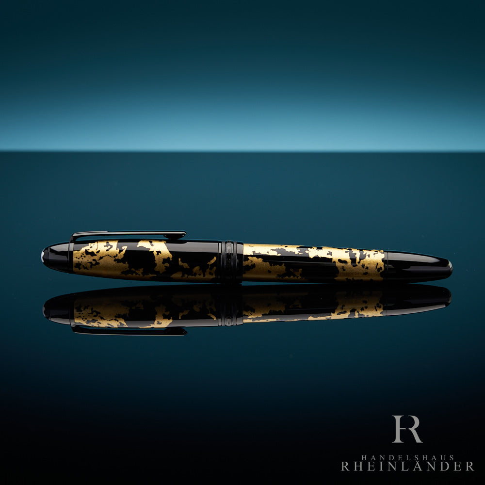 Montblanc Meisterstück Solitaire Gold Leaf Rollerball Fineliner ID 119689 OVP