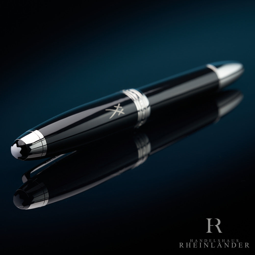 Montblanc Masters for Meisterstück Black Meissen Porzellan Fountain Pen 106069