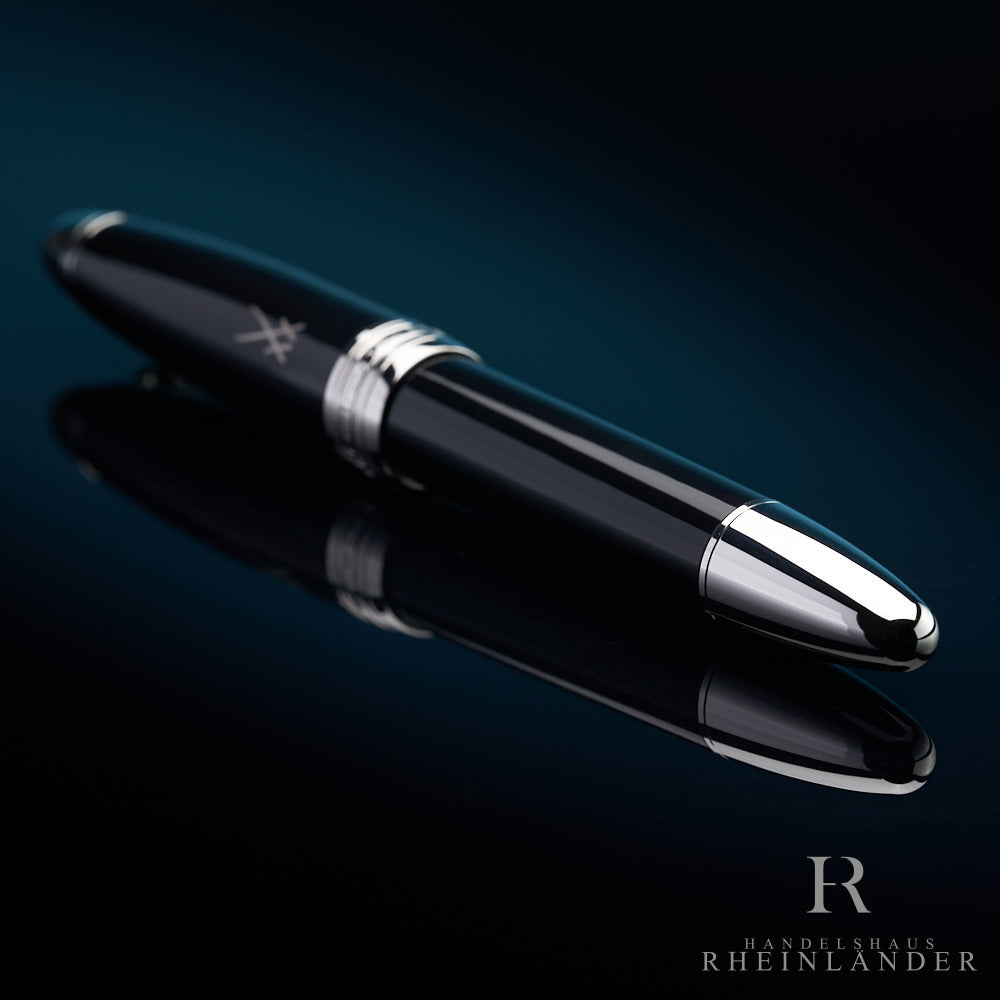 Montblanc Masters for Meisterstück Black Meissen Porzellan Fountain Pen 106069