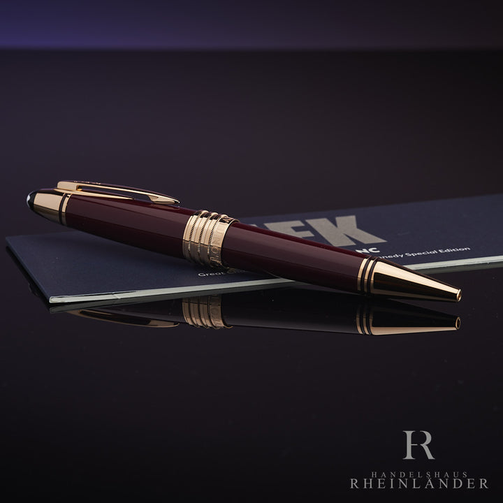 Montblanc Great Characters John F Kennedy Ballpoint Pen Burgundy ID 132126 OVP