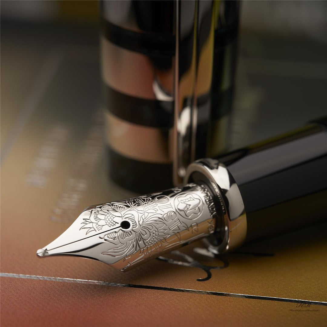 Montblanc Writers Edition from 2008 George Bernard Shaw fountain pen ID 102389 with original packaging