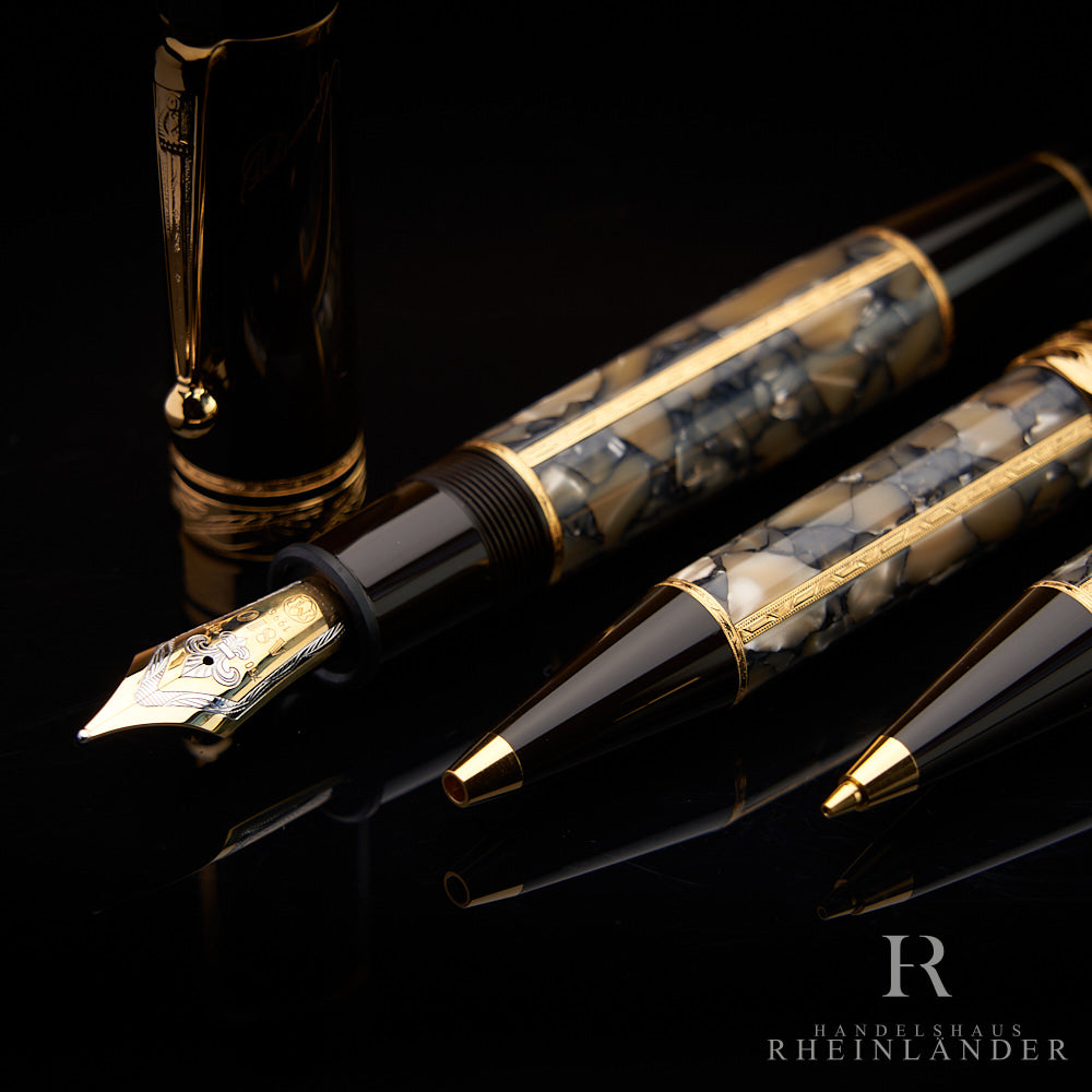 Montblanc Writers Edition Set Alexandre Dumas Vater Füller Kuli Bleistift 28706