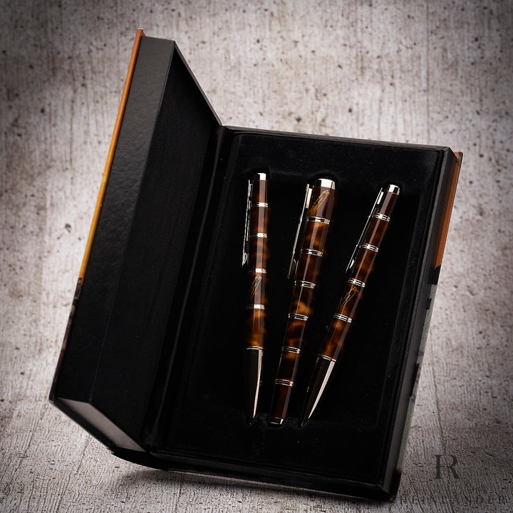 Montblanc Writers Edition 2005 Miguel de Cervantes 3er Set ID 35582 OVP SOLD OUT