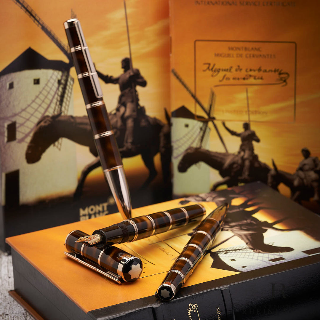 Montblanc Writers Edition 2005 Miguel de Cervantes 3er Set ID 35582 OVP SOLD OUT