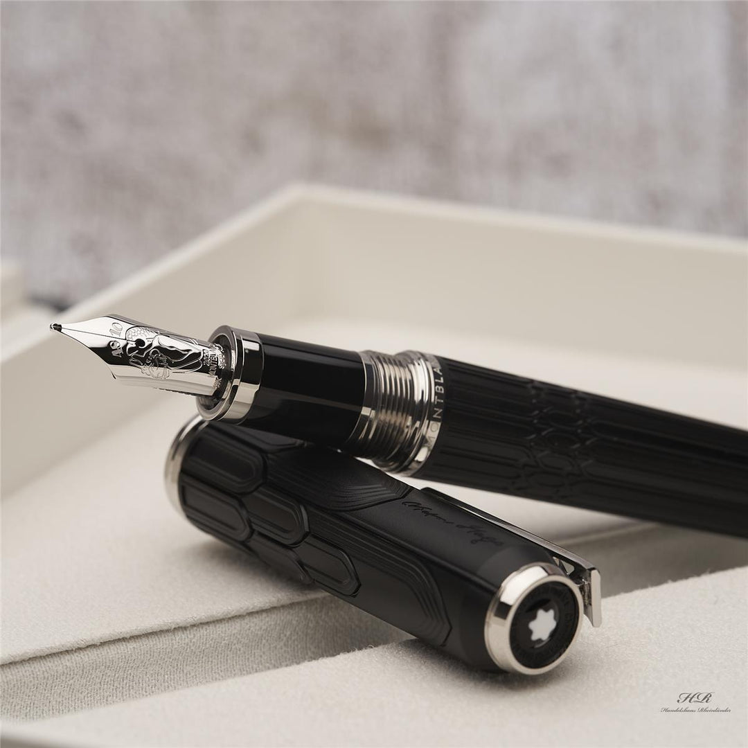 Montblanc Writers Edition Homage to Victor Hugo Fountain Pen Black ID 125510 OVP