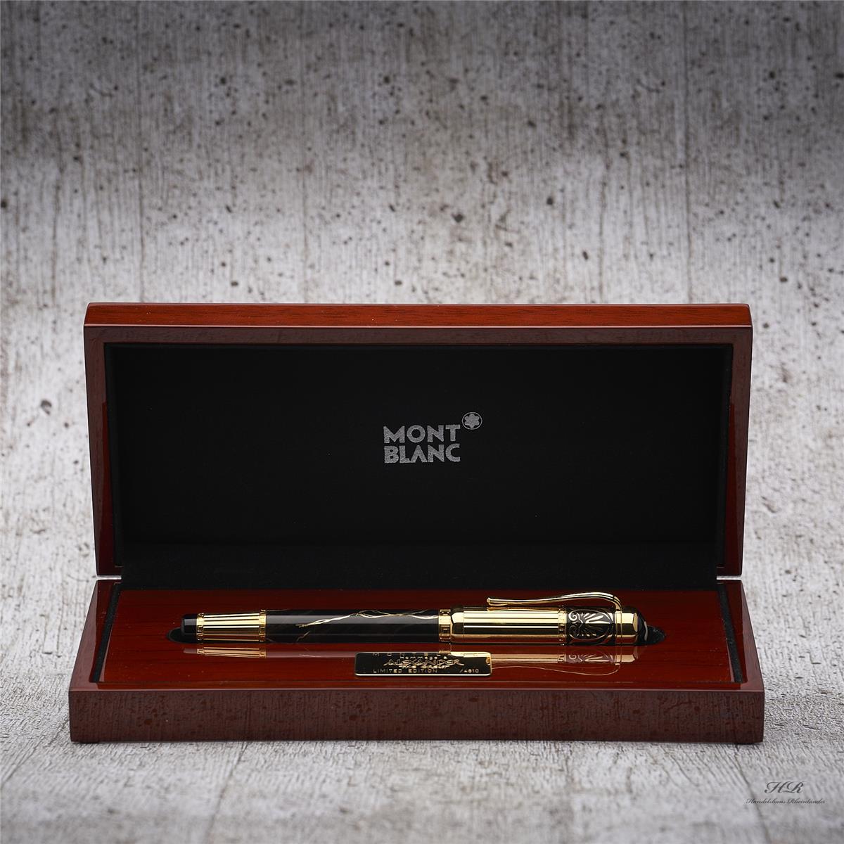 Montblanc Patron of the Art 4810 Edition 1998 Alexander the Great Fountain Pen ID28641 Handelshaus Rheinlander