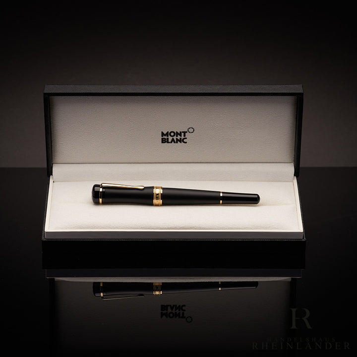 Montblanc Bonheur Nuit Black Resin Gold Fountain Pen Füllfederhalter ID 117473