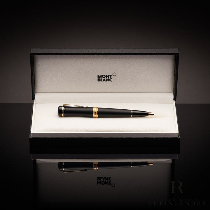 Montblanc Bonheur Nuit Black Resin Gold Ballpoint Pen ID 117476