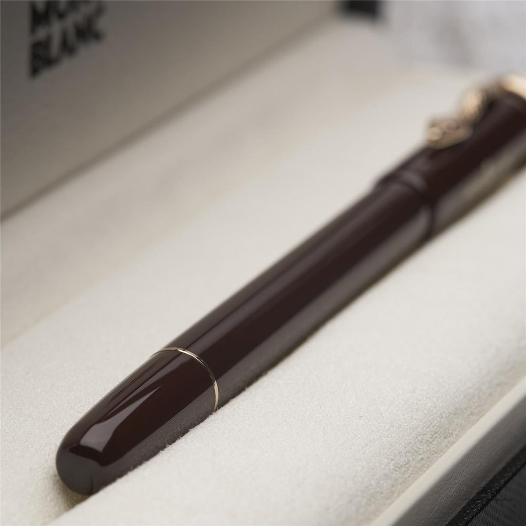 Montblanc Heritage Collection Rouge et Noir Tropic Brown Roller Ball ID 116552