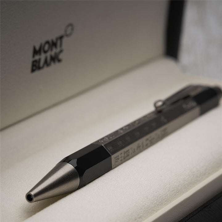 Montblanc Heritage Egyptomania Doué Kugelschreiber Platinum Black ID 125486 OVP