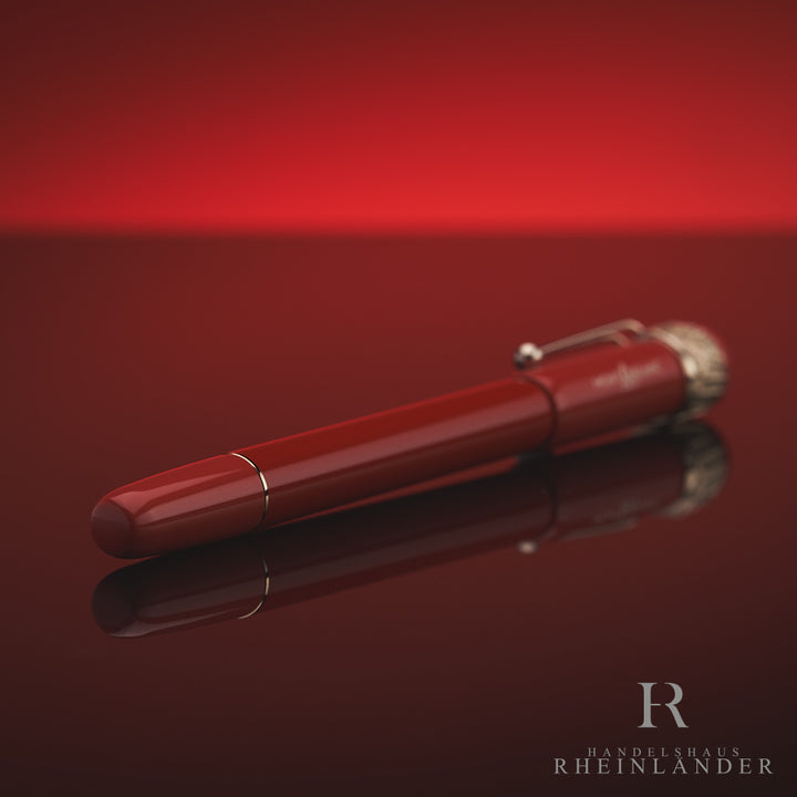 Montblanc Heritage Rouge et Noir Spider Metamorphosis Coral Rollerball ID 118233