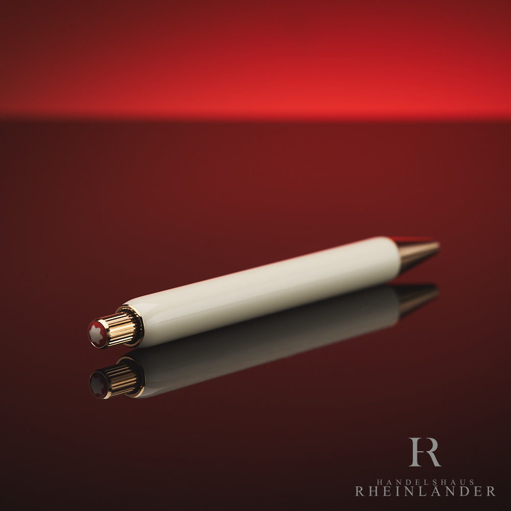 Montblanc Heritage Rouge et Noir Special Edition Baby Ivory Ballpoint Pen 128123