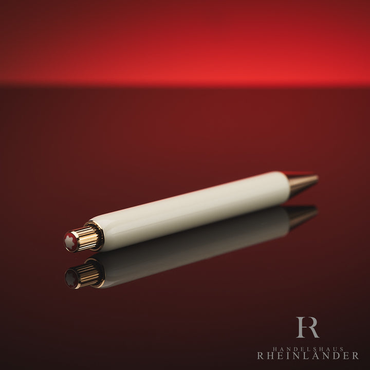 Montblanc Heritage Rouge et Noir Special Edition Baby Ivory Ballpoint Pen 128123