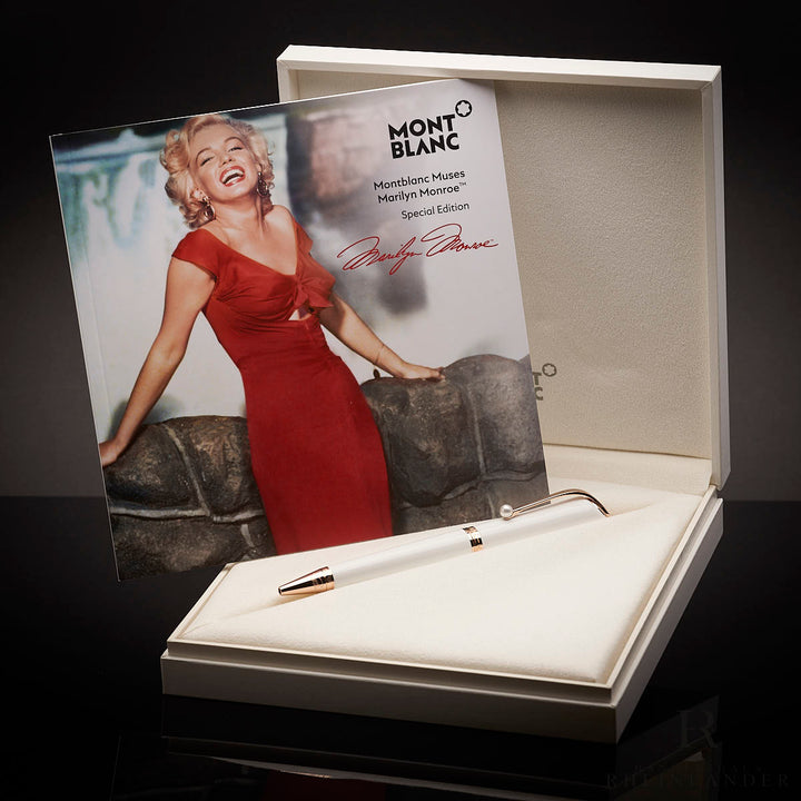 Montblanc Muses Marilyn Monroe Special Edition Pearl Ballpoint Pen 117886 OVP