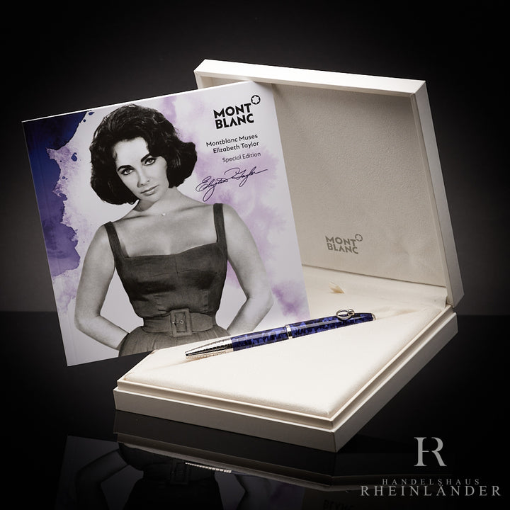 Montblanc Muses Elizabeth Taylor Rollerball in Originalverpackung Draufsicht