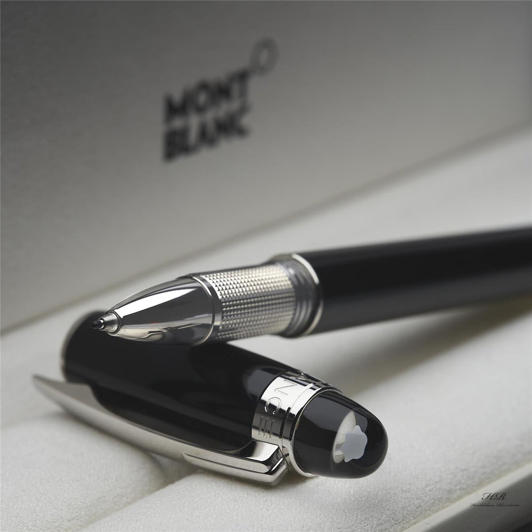 Montblanc Starwalker Resin Line Roller Ball Liner Black Platinum Plated ID 08485 OVP