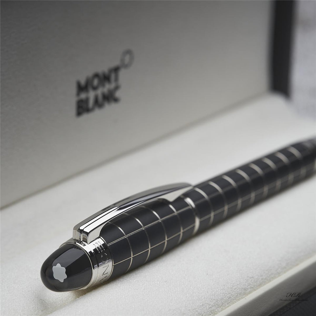 Montblanc Starwalker Metal Rubber Line Fountain Pen ID 08854 OVP