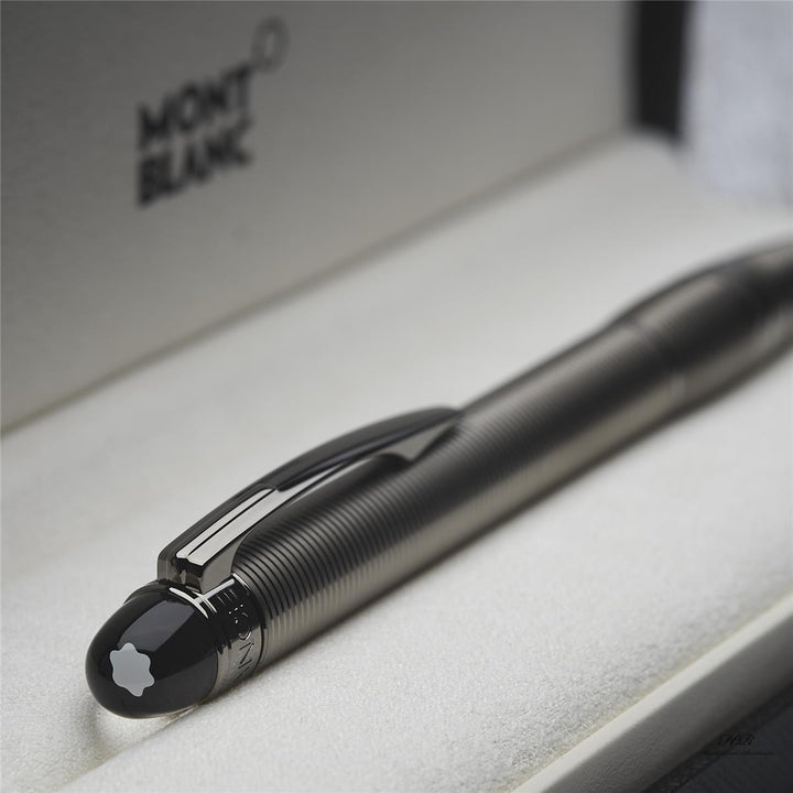 Montblanc Starwalker Midnight Black Metal Line Ballpoint Pen ID 105649 with OVP